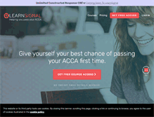 Tablet Screenshot of learnsignal.com